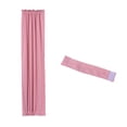 thumbnail image 1 of Unique Bargains Rideau Occultant pour Porte, 25'L x 72'L Rideau de Porte-Fenêtre 1 Panneau, Rose, 1 of 7