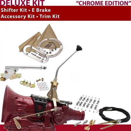 American Shifter 4L60E Shifter Kit 10 in. E-Brake Cable Clamp Trim Kit for CBC28