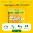 thumbnail image 2 of Kiss My Keto Gummies Candy – Low Carb Candy Lemon Ginger Drops, Keto Snack Pack – Healthy Candy Gummys – Vegan Candy, Keto Gummy Candy – Keto Candy Gummies (32-pack), 2 of 7