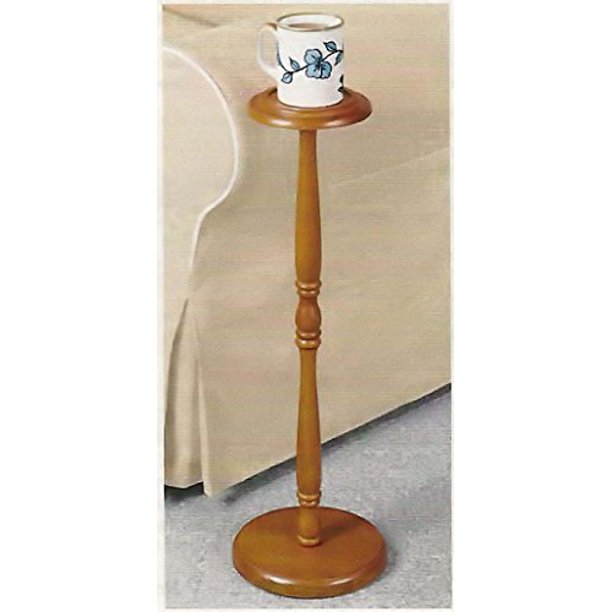 Side Table Stand 25 H Wood Beverage Round Walmart Com Walmart Com