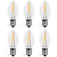 thumbnail image 1 of LAICAIW C7 0.6W 2700K Featuring Standard E12 LED Bulb Candelabra Base Replacement Night Light 6 Pack, 1 of 7