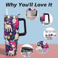 thumbnail image 3 of Pitbull Gifts Dog Tumbler Cup for Women Men 40oz Stainless Steel Insulated Travel Mug with Lid and Straw, 3 of 6