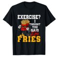 thumbnail image 1 of AALJY Exercice J'ai Pensé Que Tu As Dit Extra Frites - T-Shirt Amateur de Frites, 1 of 5