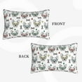 thumbnail image 4 of Fotbe Cute French Bulldog Pillow Cases - Envelope Closure - Luxury, Extra Soft, Cooling Pillow Covers - Wrinkle, Fade, Stain Resistant-14"x20", 4 of 8