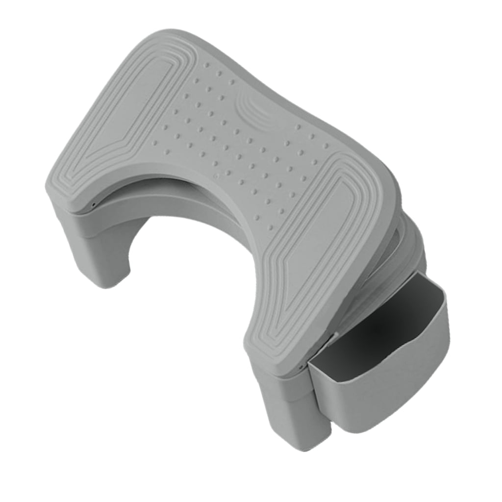 NonSlip Toilet Potty Stools Adjustable Heights Squatting Pool Stools Simple Bathroom Foot Stools for Kids and Adults