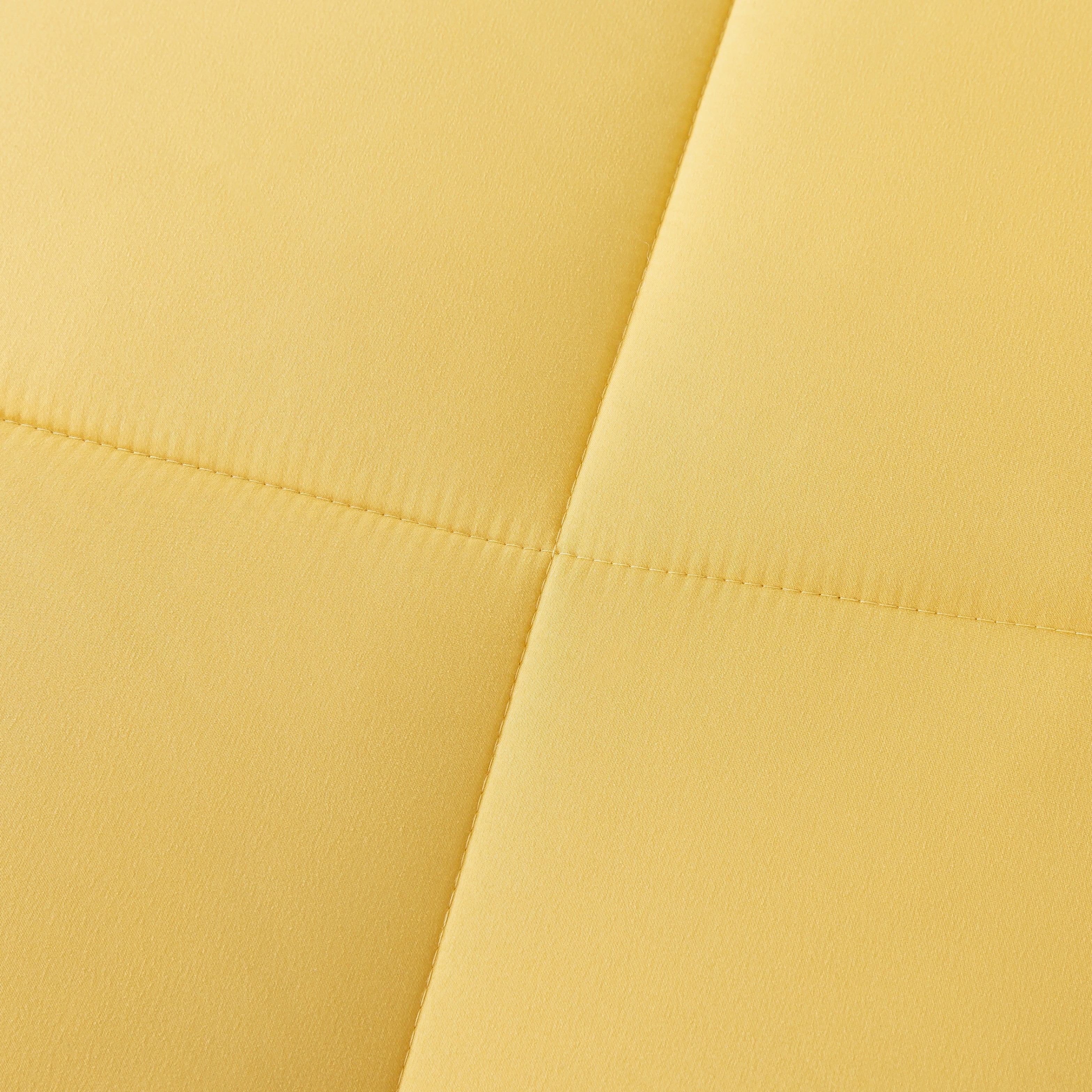 Mainstays Solid Yellow Hypoallergenic Down Alternative Comforter, Twin XL