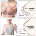thumbnail image 4 of Riecok Womens Bra Wirefree Push Up Ladies Traceless Comfortable No Steel Ring Breathable Gathering Bra Woman Underwear Daily Bralette Breathable Wide Strap Basic Bra 5XL Gray, 4 of 7