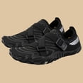 thumbnail image 2 of Mens Quick-Dry Water Shoes Adjustable Straps Non-Slip Lightweight Aqua Shoes for Beach Fishing Kayak Black,Size 9, 2 of 8