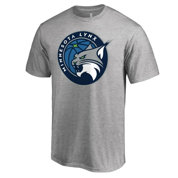 Men's Heathered Gray Minnesota Lynx Primary Logo T-Shirt