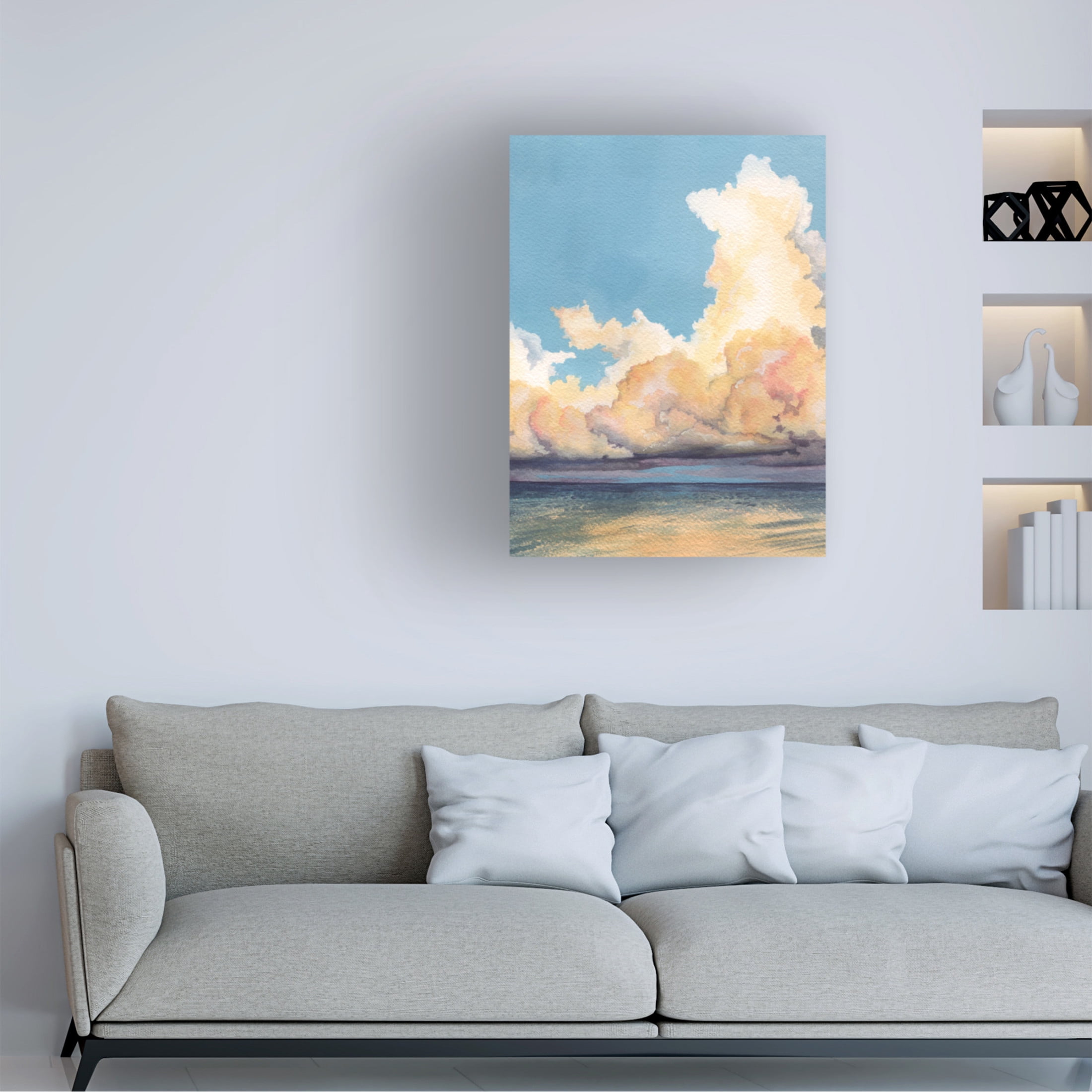 Trademark Fine Art Grace Popp  Twilight Sandbar I Canvas Wall Art