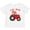 AA-White, variant on Inktastic Farmer Tractor Little Sis Girls Toddler T-Shirt