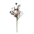 thumbnail image 2 of 4th of July Decoration, 1 Pc Artificial Flowers Red White Blue Patriotic Pick Berry Stem Memorial Independent Labor Day America 250th Anniversary Decor for Home Vase Table Centerpieces, 2 of 6