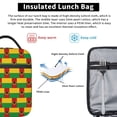 thumbnail image 5 of Reusable Lunch Bag Cape Verde Flag Small Lunch Box Insulated Portable for Men Women Work Picnic, 5 of 7
