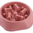 thumbnail image 1 of Plato de comida lenta para mascotas Gato Perro Anti asfixia Cachorro Alimentador Tazón de comida (Rojo) JShteea  Libre de BPA, 1 of 6