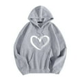 thumbnail image 1 of Sweats à Capuche à Manches Longues pour Femmes avec Poches, 1 of 2