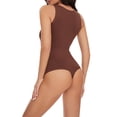thumbnail image 4 of Women's Shapewear Bodysuits Seamless Body Shaper Tummy Control Snatched Waist Butt Lifter Sculpting Full Body Suit, 4 of 7