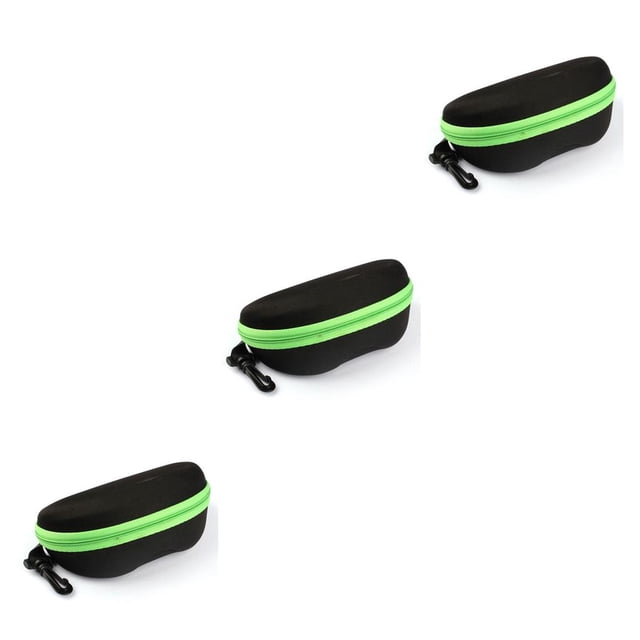 Injueey Estuche de almacenamiento para gafas de sol, organizador de transporte, suministros para hombres y mujeres, verde Type1 NO1