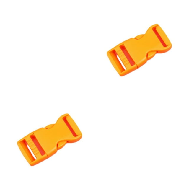 relayinert 10pcs/set Easy To Buckle Strap With Multi-Color Clasp Belt Buckles High Compatibility ABS Release Buckle Hook Buckle Orange color 2Set