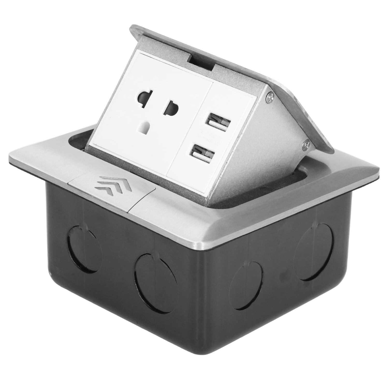 Floor Electrical Outlet, Quick Up Socket US Standard With Dual USB