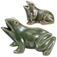 thumbnail image 1 of Miangastore 2pcs Fountain Frog Statue Courtyard Frog Decor Waterfall Frog Home Garden Decor, 1 of 9