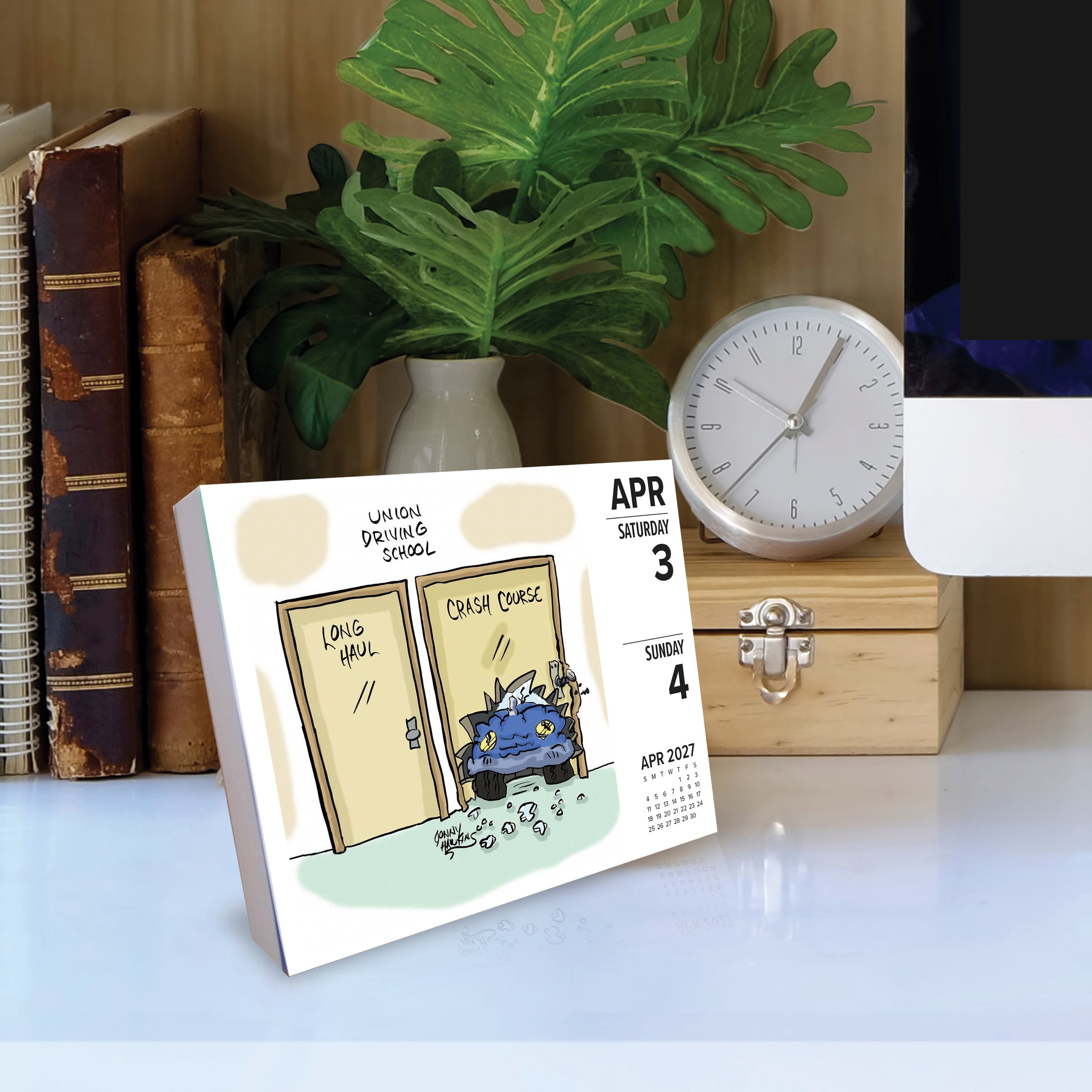 Willow Creek Press, Teacher Cartoon A Day by Jonny Hawkins 2027 Box Calendar