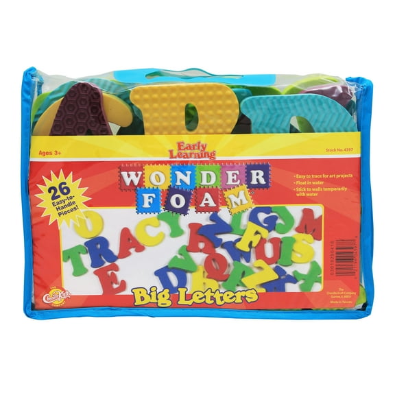 Wonderfoam® Big Letters, 26/Pack