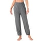 thumbnail image 1 of Pantalones de pijama para mujer INSPIRE CHIC, suaves y cómodos, pantalones de lounge, ropa de dormir con bolsillo, color gris, 1 of 6