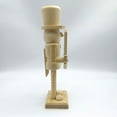 thumbnail image 4 of 25.5cm Christmas Nutcrackers King Soldier Wood Unfinished Nutcrackers Figurine Painting Craft Unpainted Puppet Ornament, 4 of 16