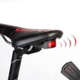 thumbnail image 2 of Alarma de bicicleta antirrobo inteligente, luz trasera de bicicleta recargable, bocina eléctrica de advertencia, buscador de bicicletas con control remoto, acceso eléctrico impermeable para bicicleta, 2 of 5