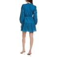 thumbnail image 2 of Adrianna Papell womens  Long Sleeve Mini Dress, 6, Blue, 2 of 3