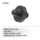 thumbnail image 3 of Adaptador de soporte de micrófono Uxcell 1/4 macho a 1/4 macho, tornillo de trípode de doble cara para soporte de micrófono, negro, paquete de 2, 3 of 6