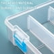 thumbnail image 5 of Caja de lápices para estudiantes para niños y niñas | Organizador de papelería de plástico multicompartimento | Estuche transparente de suministros de arte de gran capacidad | Almacenamiento, 5 of 7