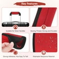 thumbnail image 4 of Funda para mango de equipaje Uxcell 6 Pcs Identificadores de equipaje de neopreno para maletas Accesorios de viaje Rojo 6 pulgadas, 4 of 6