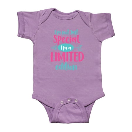 

Inktastic I m Not Special I m Limited Edition - Pink Blue Gift Baby Boy or Baby Girl Bodysuit
