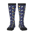 thumbnail image 2 of Picia Women Crew Soft Moisture-wicking Socks Astronaut Corgi Pattern Design Cotton Socks, One Size fit All, 2 of 9