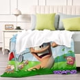 thumbnail image 4 of Loco por el Golf anti-pilling, suave, ligera, esponjosa y acogedora de lujo para hogar y cocina – Perfecta para niños y adultos,120X150cm, 4 of 6