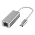 thumbnail image 1 of Adaptador Tipo C A Ethernet Convertidor de Interfaz Tipo C A RJ45 para Tipo de Portátiles Plata, 1 of 5