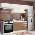 thumbnail image 2 of Cocina Integral 280cm Marina Madesa 01 - Blanco/Marrón, 2 of 5
