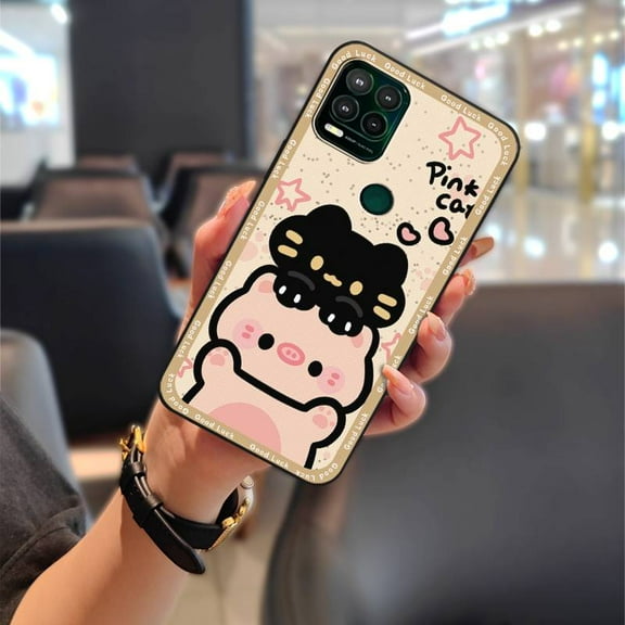 KDY-Phone Case For Moto G Stylus 5G, Anti-dust Full wrap Dirt-resistant Phone Pouch Cartoon Protective Waterproof Durable Cute TPU Animals Back Cover Soft case Graffiti Fashion Design