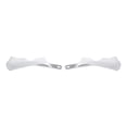 thumbnail image 3 of 1 par de protectores de manos universales para manillar de motocicleta, motocross, moto de cross, color blanco, 3 of 3