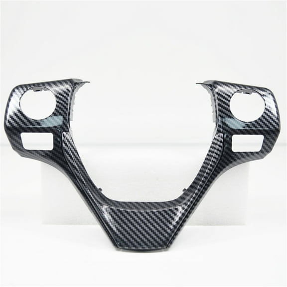 Furulu Steering Wheel Cover Frame Trim Fit For Toyota Corolla Rav4 2014-2017
