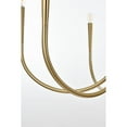 thumbnail image 6 of Living District Layne 36" 6-Light Transitional Metal Chandelier in Gold, 6 of 9