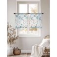 thumbnail image 5 of Sheer Curtains 54 Inches Long, Ocean Coastal Light Filtering Window Curtains for Living Room, Nautical Starfish Conch Seashells Coral Rod Pocket Voile Sheer Curtain Drapes, 52"W x 54"L, 2 Panels, 5 of 8