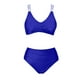 thumbnail image 5 of Traje de Baño Mujer Conjunto de Bikini Push Up Sexy Para Mujer, Traje de Baño de Dos Piezas de Cintura Alta, Tankini Con Estampado Fruncido Retro Para Playa y Piscina 1667, 5 of 6