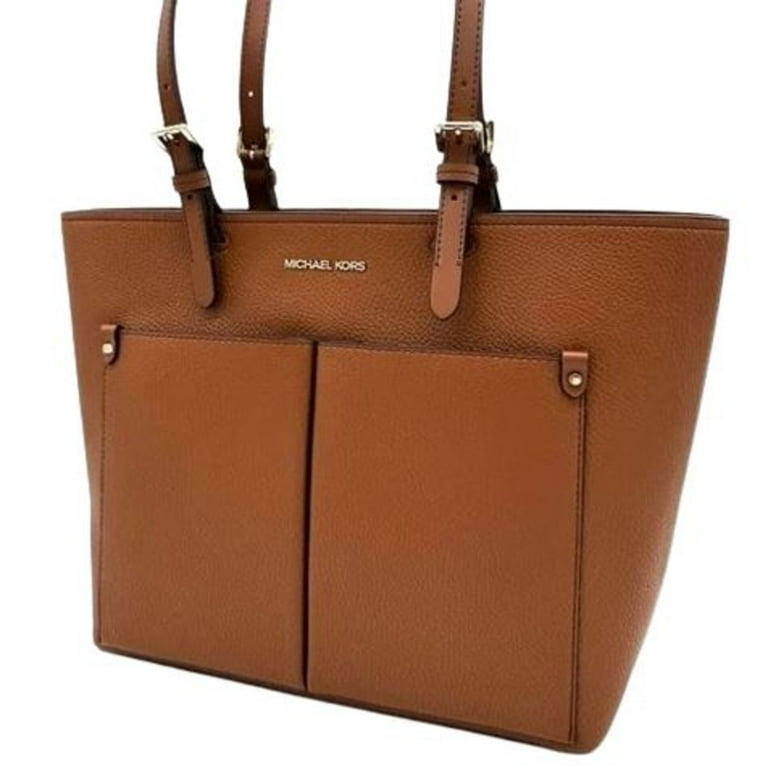 MICHAEL KORS トートバッグ ブラウン Michael Kors Leather Signature Handbag Brown, Women's Tote