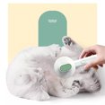 thumbnail image 4 of Methold Peine eléctrico para el cuidado de mascotas, cepillo de pelo DIY de belleza, limpieza inalámbrica de agujas de plástico para el hogar con Aseo de mascotas Blanco Methold PT003877-02B, 4 of 6