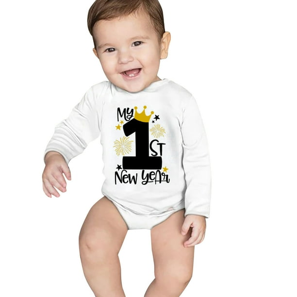 New year outfit top for baby boy