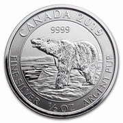 Canadian 1/2 oz Silver Polar Bear Coin BU Random Year