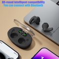 thumbnail image 5 of Hybrid Active Noise Cancelling Wireless Earbuds, 6 Mics Smart Noise Cancelling 55H Playtime, 32 Preset EQs via APP, Bluetooth 5.3 ENC AI Call Ear buds, IPX8 Waterproof Headphones with LED Display, 5 of 9