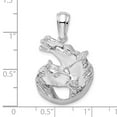 thumbnail image 4 of Auriga Fine Jewelry 925 Sterling Silver Polished Horse and Foal Pendant for Women, 4 of 6